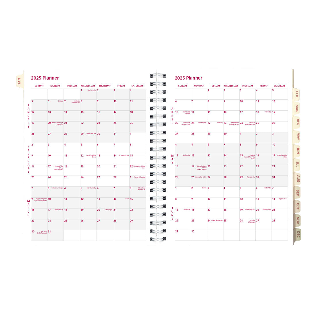 Refill 2025 (CB852R-25) for Essential Weekly Planner