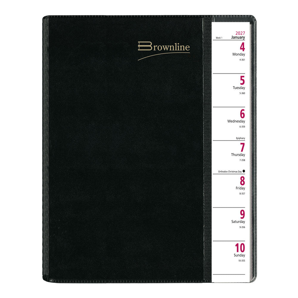 Pre-Vu Weekly Appointment Book, 2027 - Black CB920.BLK-27