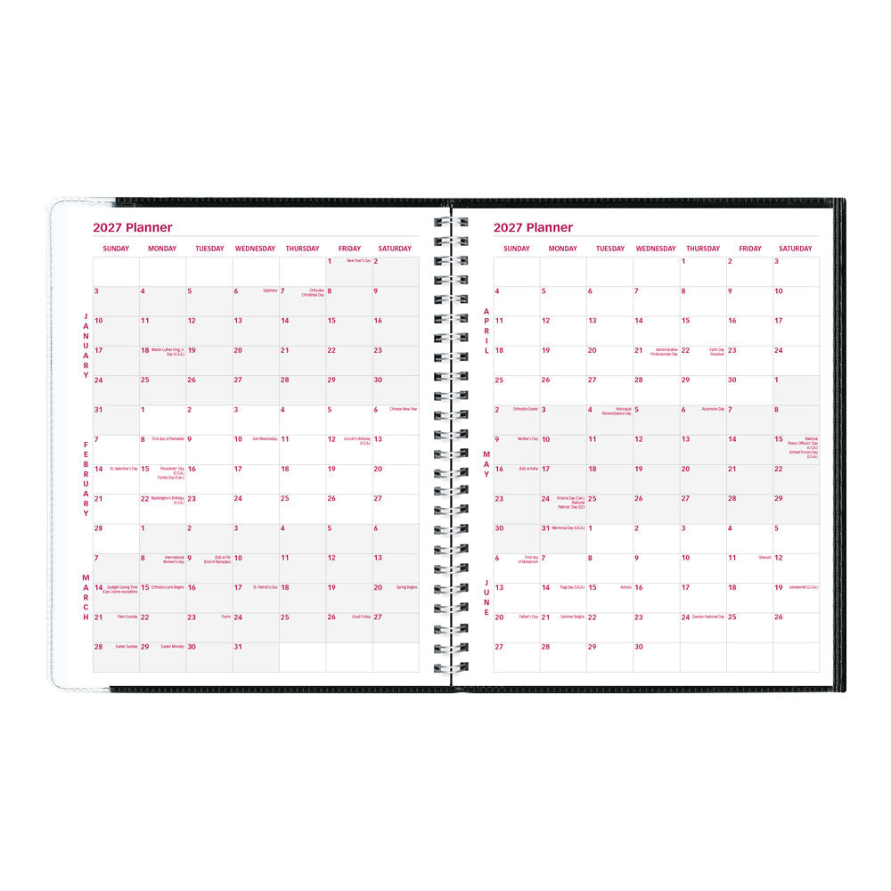 Pre-Vu Weekly Appointment Book, 2027 - Black CB920.BLK-27