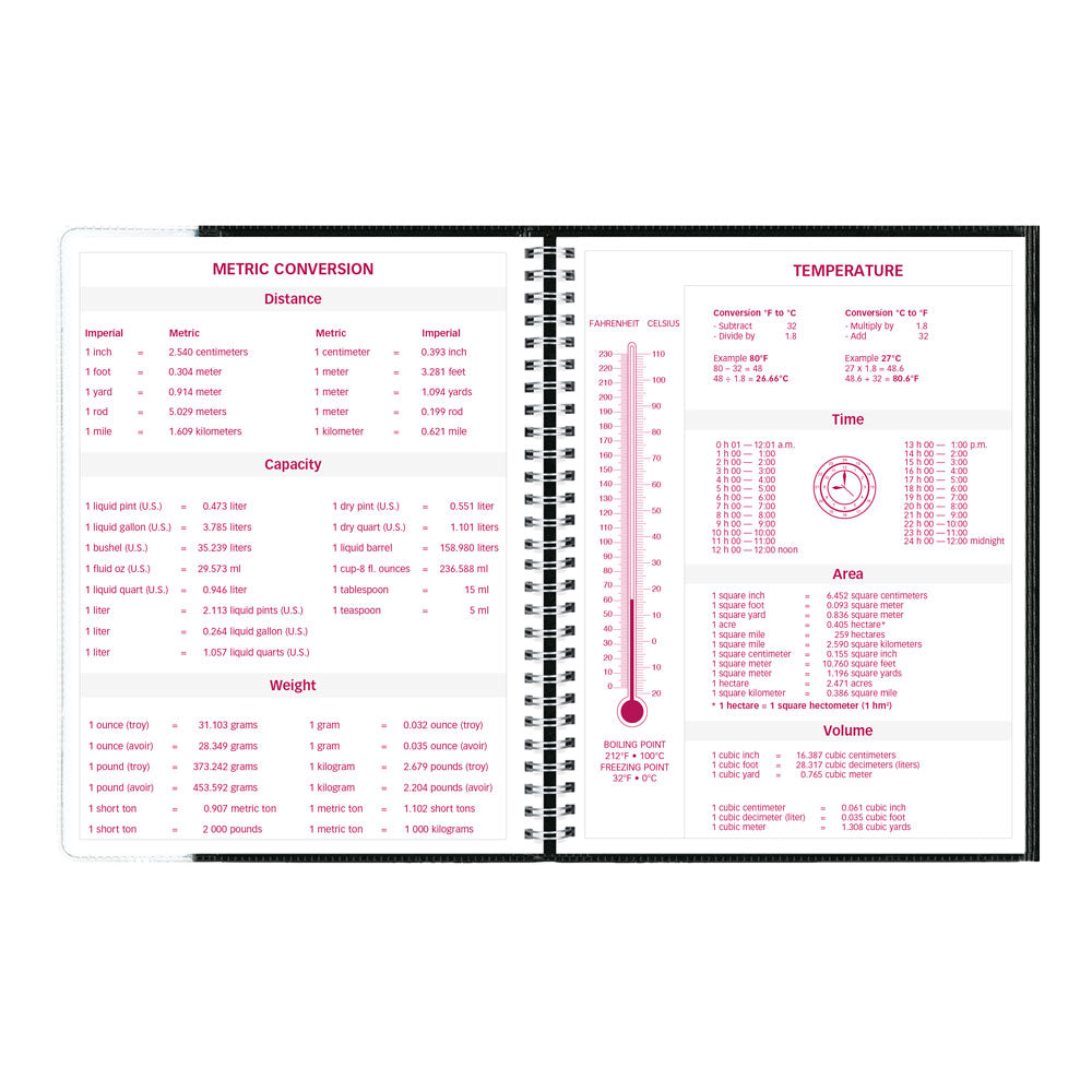 Pre-Vu Weekly Appointment Book, 2027 - Black (CB925.BLK-27)