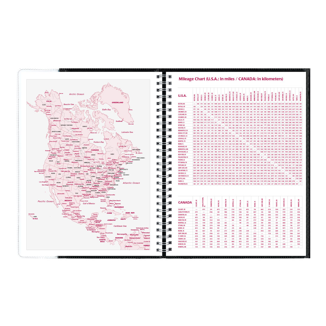 Brownline Pre-Vu™ Weekly Planner 2026, Tri-Fold Cover, Black CB925.BLK-26