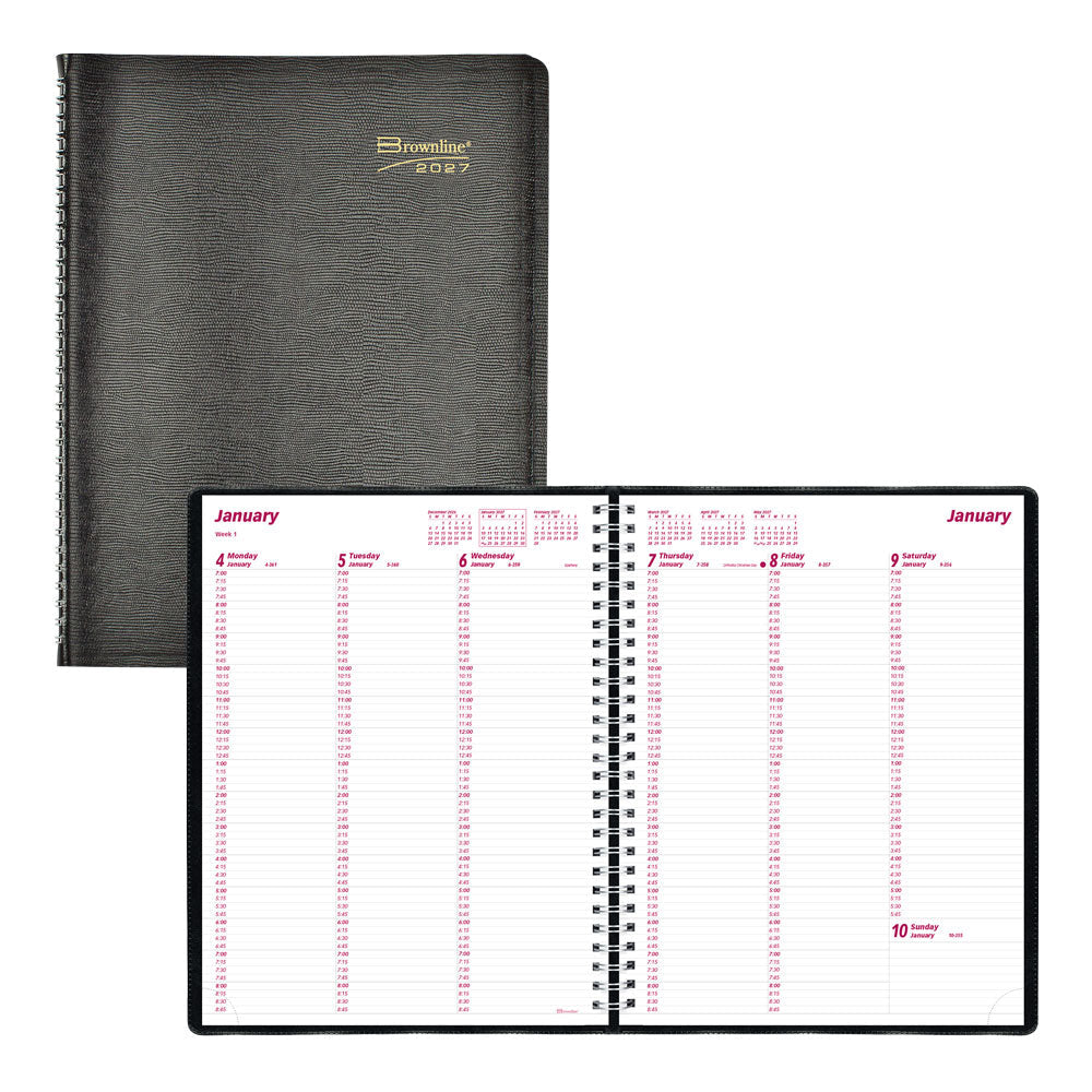 Essential Appointment Book, 2027 Black CB950.BLK-27 Brownline#color_black