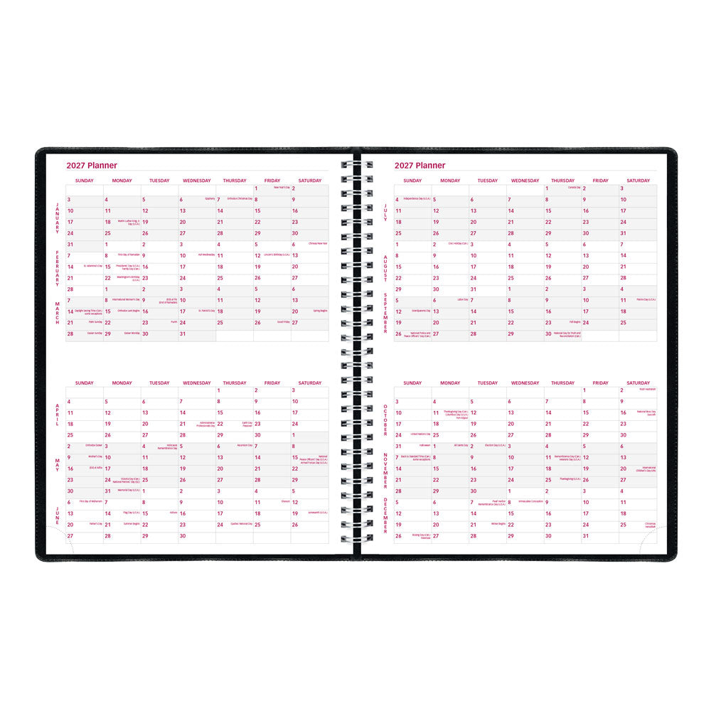 Essential Appointment Book, 2027 Black CB950.BLK-27 Brownline#color_black
