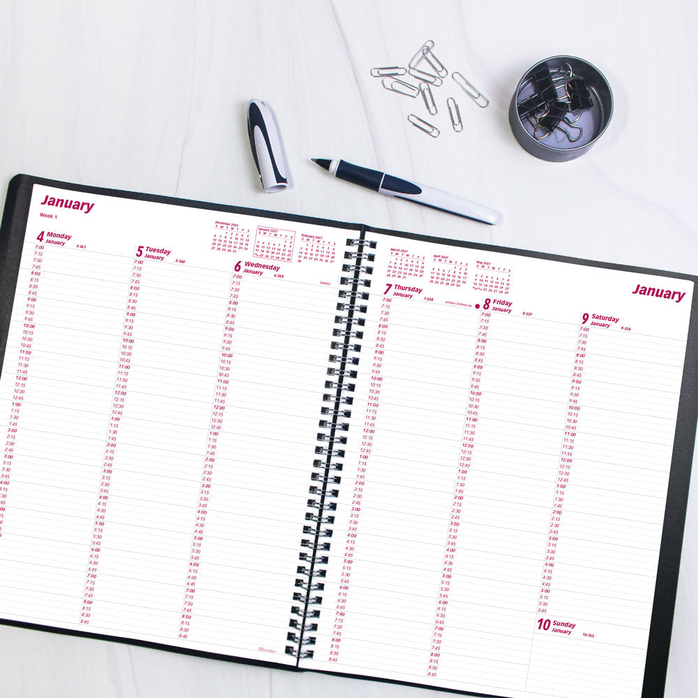 Essential Appointment Book, 2027 Black CB950.BLK-27 Brownline#color_black