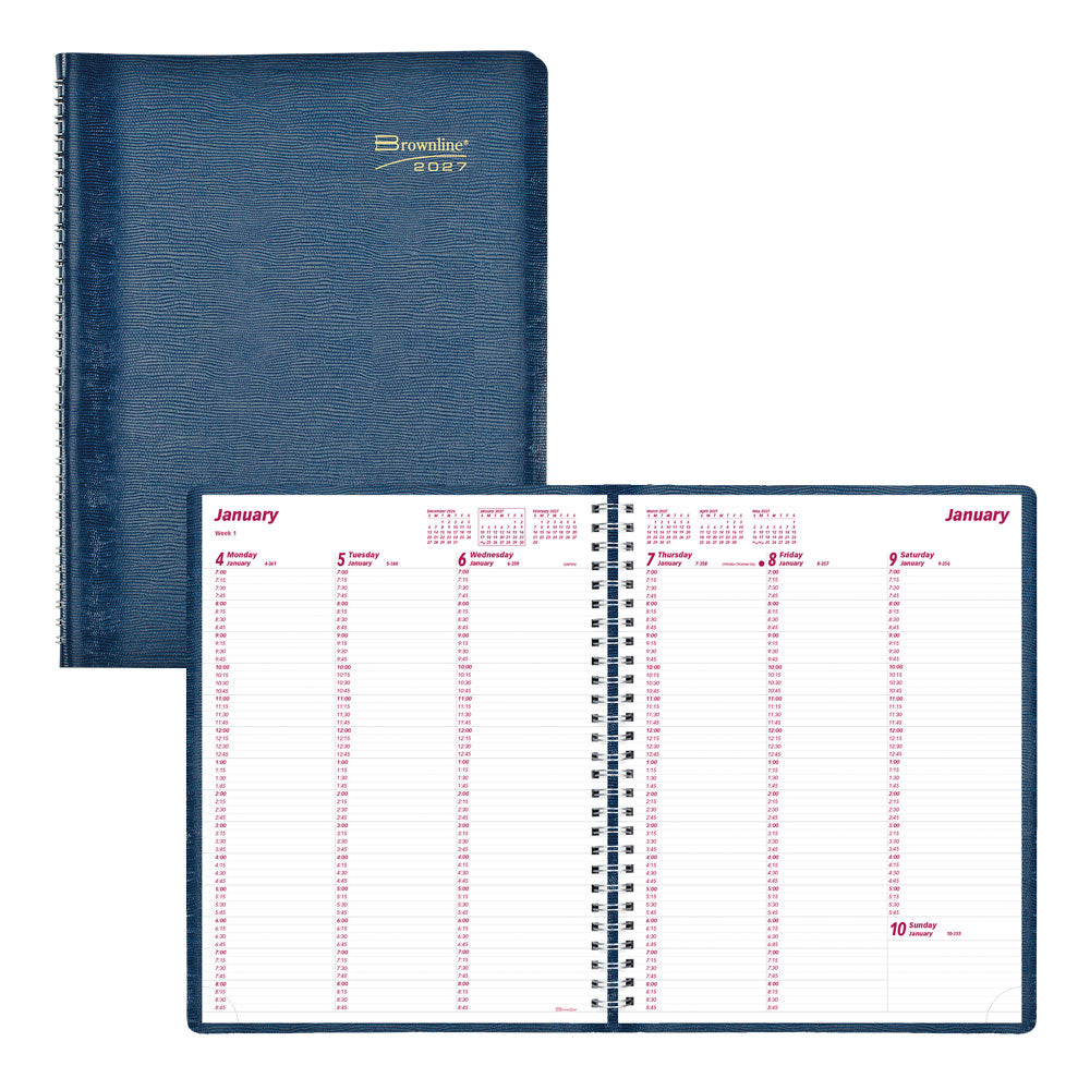 Essential Appointment Book, 2027 Blue CB950.BLU-27 Brownline#color_blue