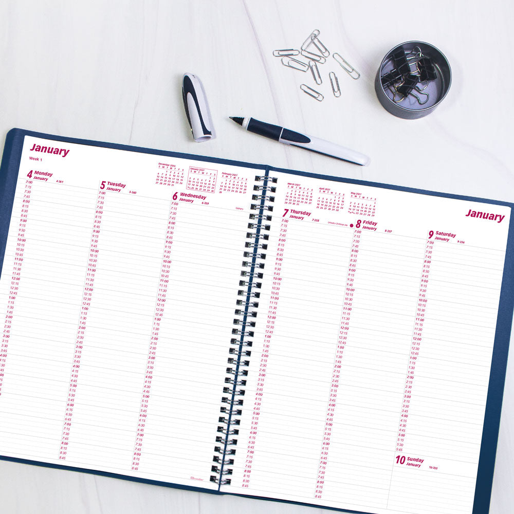 Essential Appointment Book, 2027 Blue CB950.BLU-27 Brownline#color_blue
