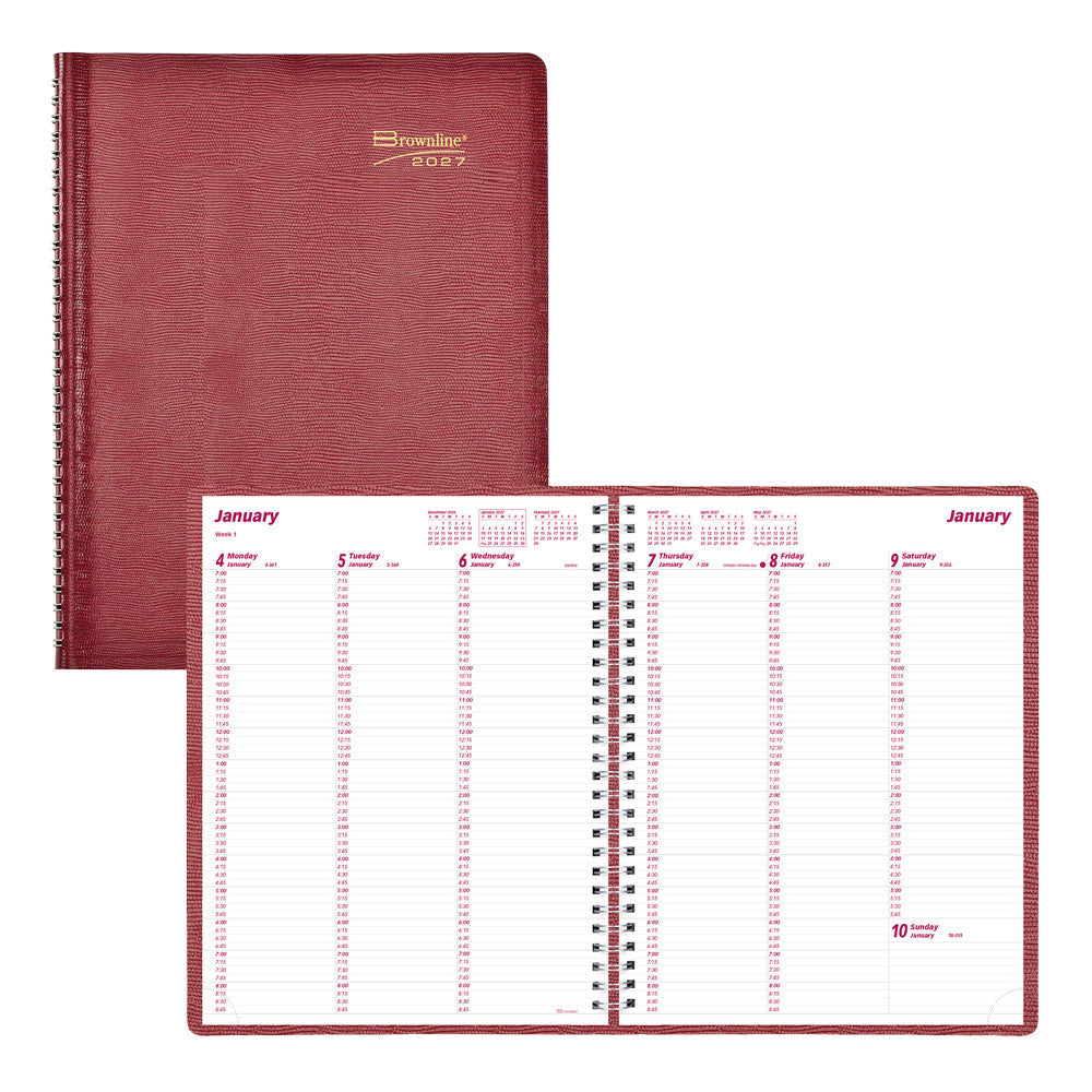 Essential Appointment Book, 2027 Red CB950.RED-27 Brownline#color_red