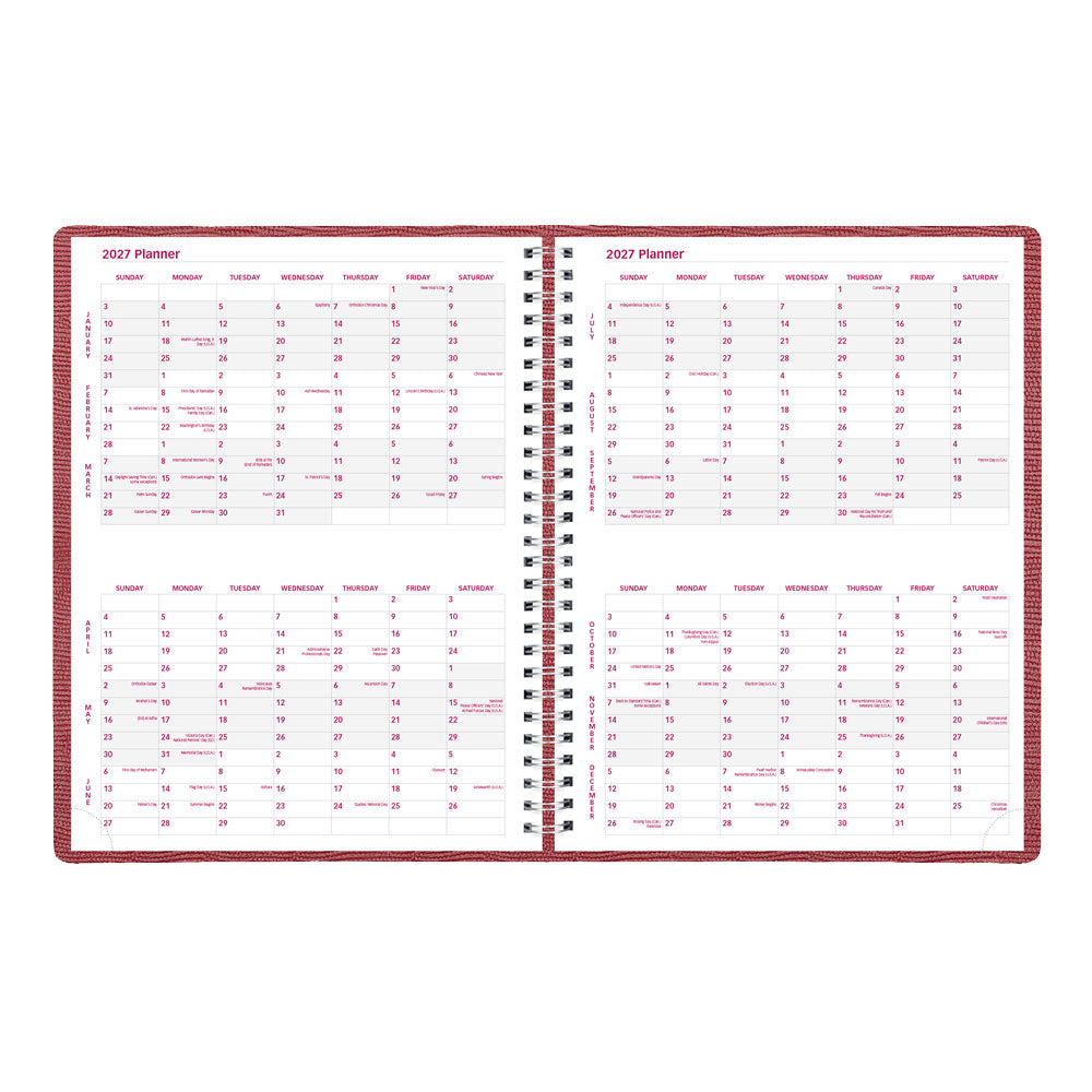 Essential Appointment Book, 2027 Red CB950.RED-27 Brownline#color_red