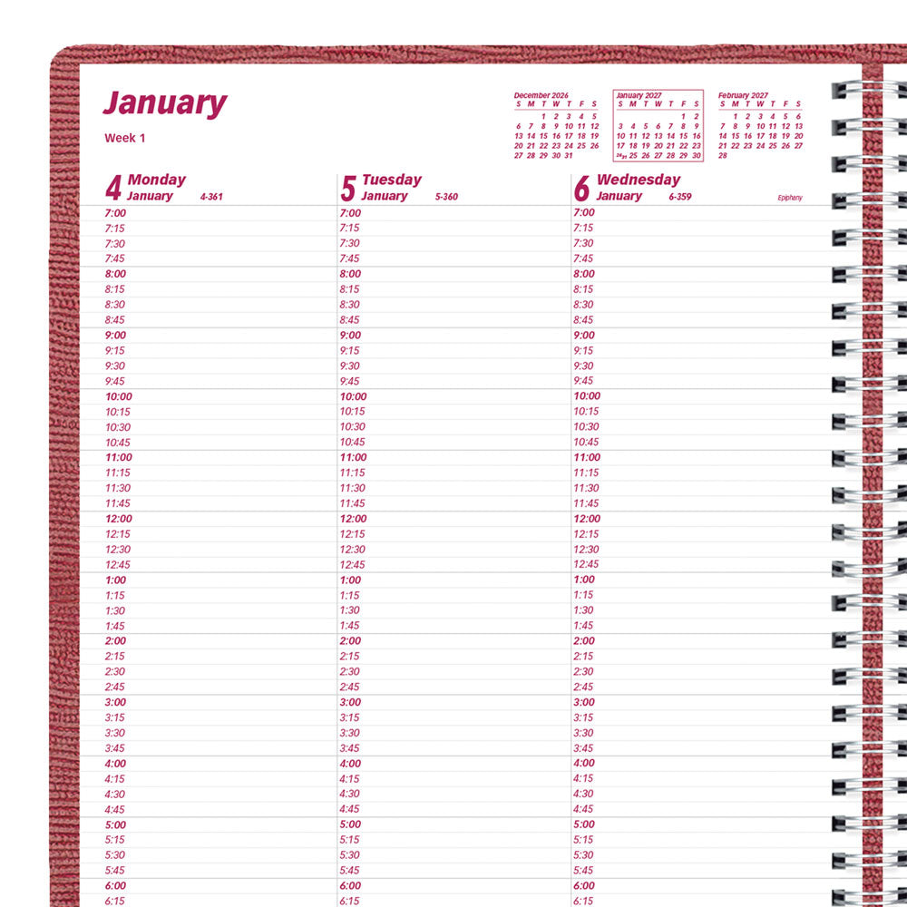 Essential Appointment Book, 2027 Red CB950.RED-27 Brownline#color_red