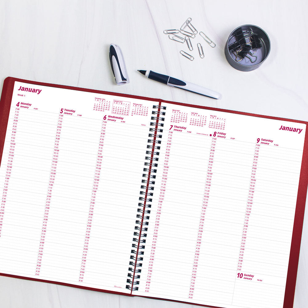 Essential Appointment Book, 2027 Red CB950.RED-27 Brownline#color_red