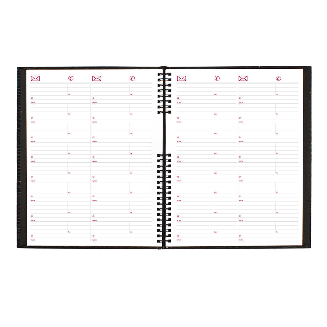 CoilPro™ Weekly Appointment Book, 2027 Black CB950C.BLK-27 Brownline#color_black