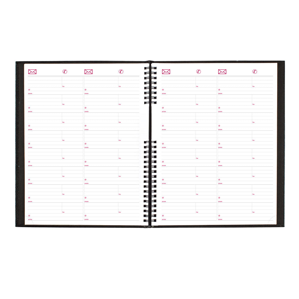CoilPro™ Weekly Appointment Book, 2027 Black CB950C.BLK-27 Brownline#color_black
