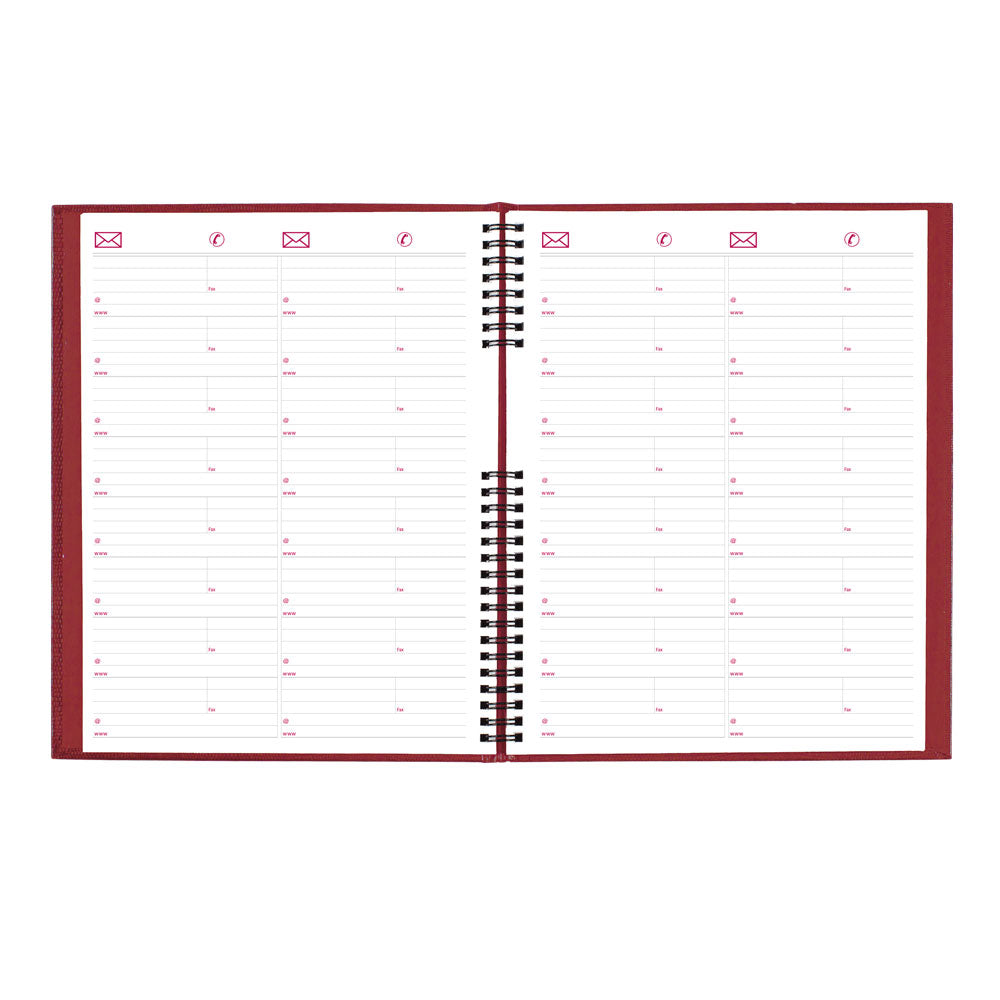 CoilPro™ Weekly Appointment Book, 2027 Bright Red CB950C.RED-27 Brownline#color_bright-red