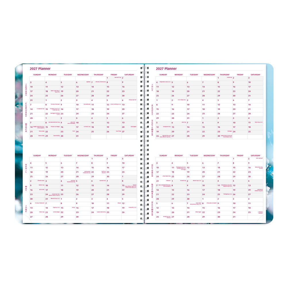 Nature Weekly Appointment Book, 2027 Cherry Blossoms CB950G.03-27 Brownline#color_cherry-blossoms