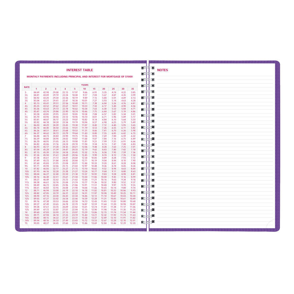 DuraFlex Weekly Appointment Book, 2027 Purple CB950V.PUR-27 Brownline#color_purple