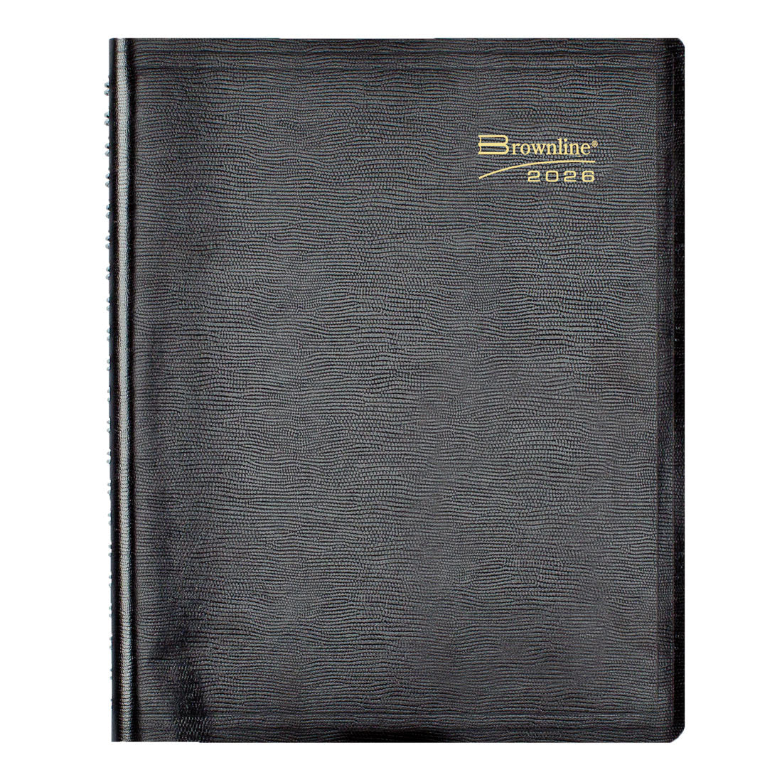 Brownline Four-Person Daily Appointment Book, Black, 2026 CB960.BLK-26