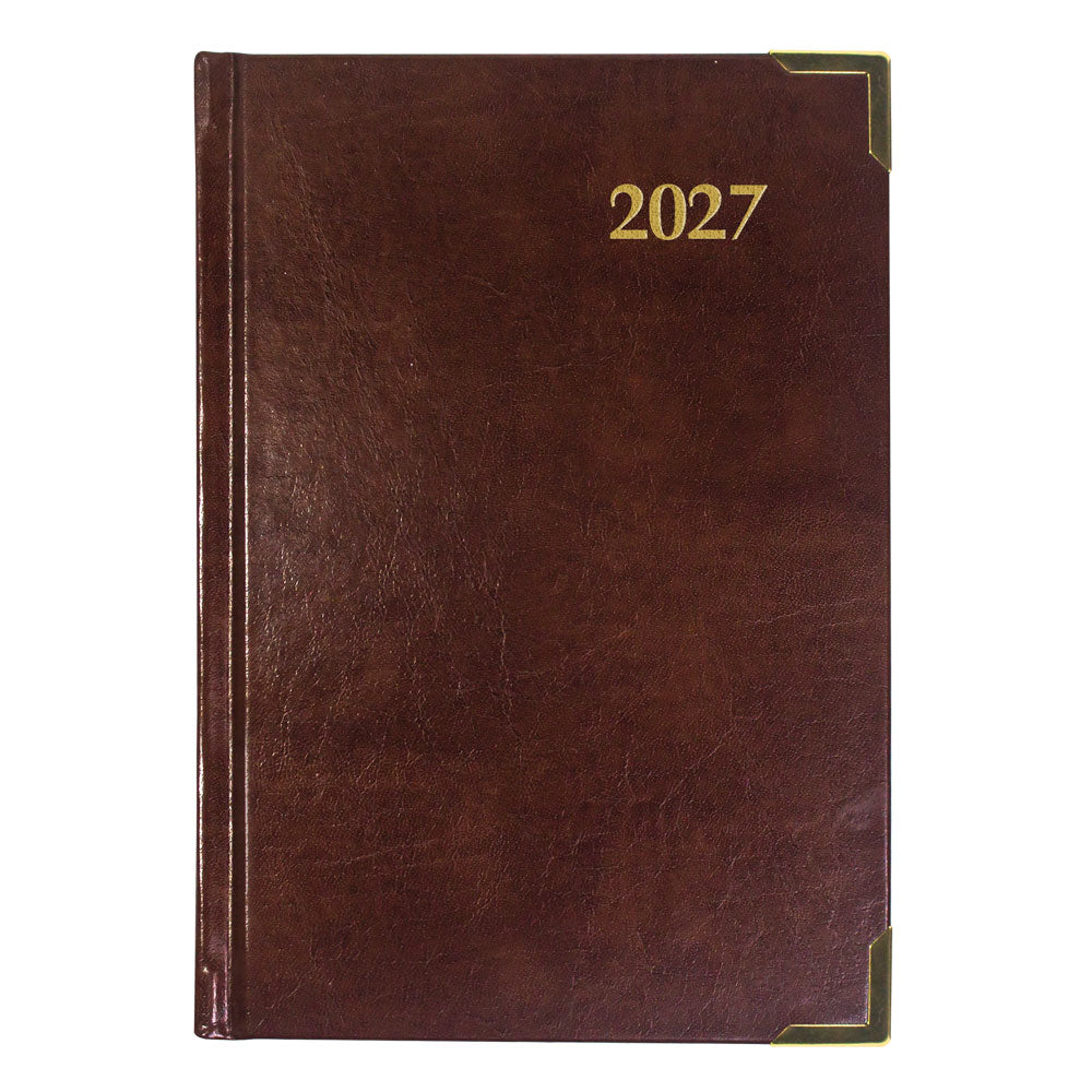 Executive Daily Appointment Book, 2027, Trilingual, Assorted CBE504.ASX-27 Brownline