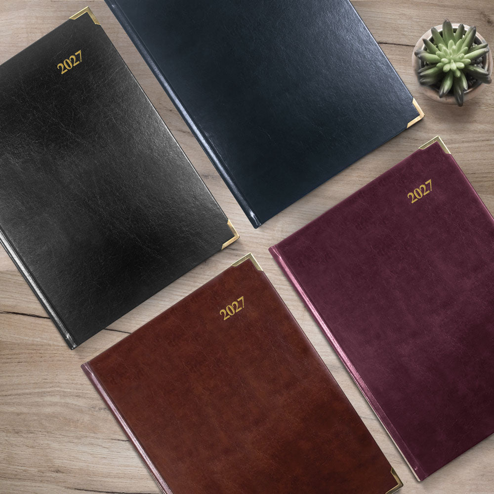 Executive Weekly Appointment Book, 2027, Trilingual, Assorted CBE512.ASX-27 Brownline