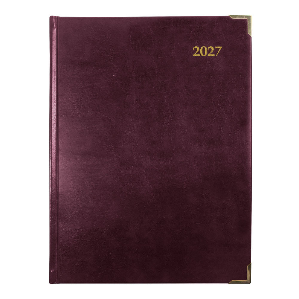 Executive Daily Appointment Book, 2027, Trilingual, Assorted CBE514.ASX-27 Brownline