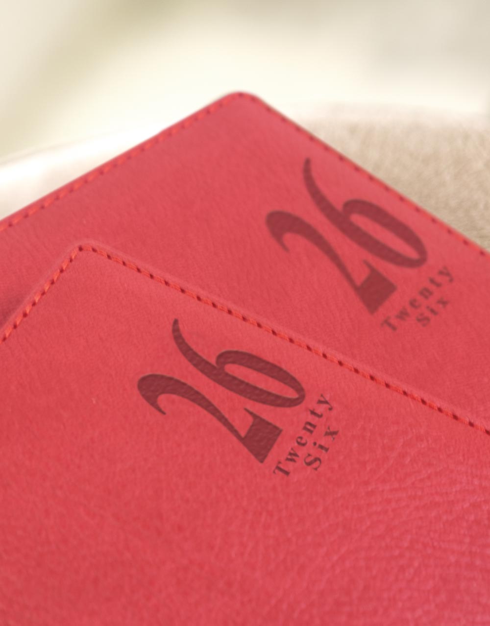 Letts of London Milano A5 Vertical Week to View Planner with Appointments 2026 - 26-CT03XURD #color_red