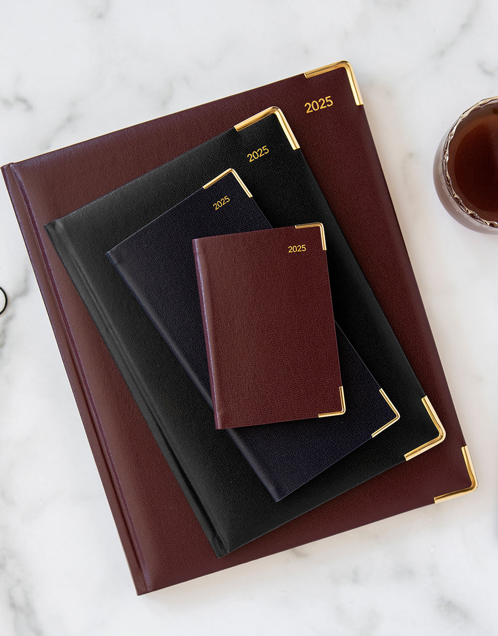 Classic Slim Week to View Diary with Appointments and Planners 2025 - English 25-T3SUBG#color_burgundy