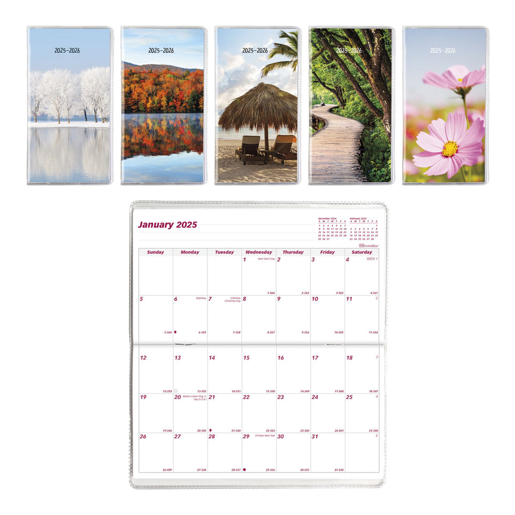 2-Year Monthly Pocket Planner 2025-2026, CA424.ASX – Brownline USA 2-year-monthly-pocket-planner-2025-2026-ca424-asx-brownline-usa