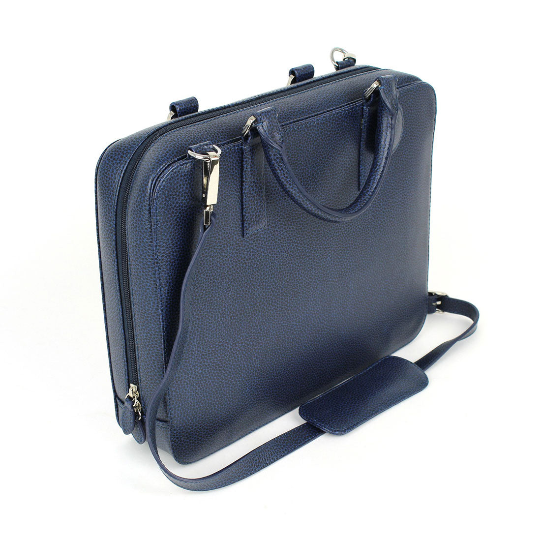 Small Laptop Briefcase - Navy#color_laurige-navy