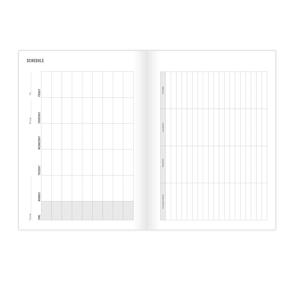 Letts A5 Planners Timeless Layout #color_gingham-coral