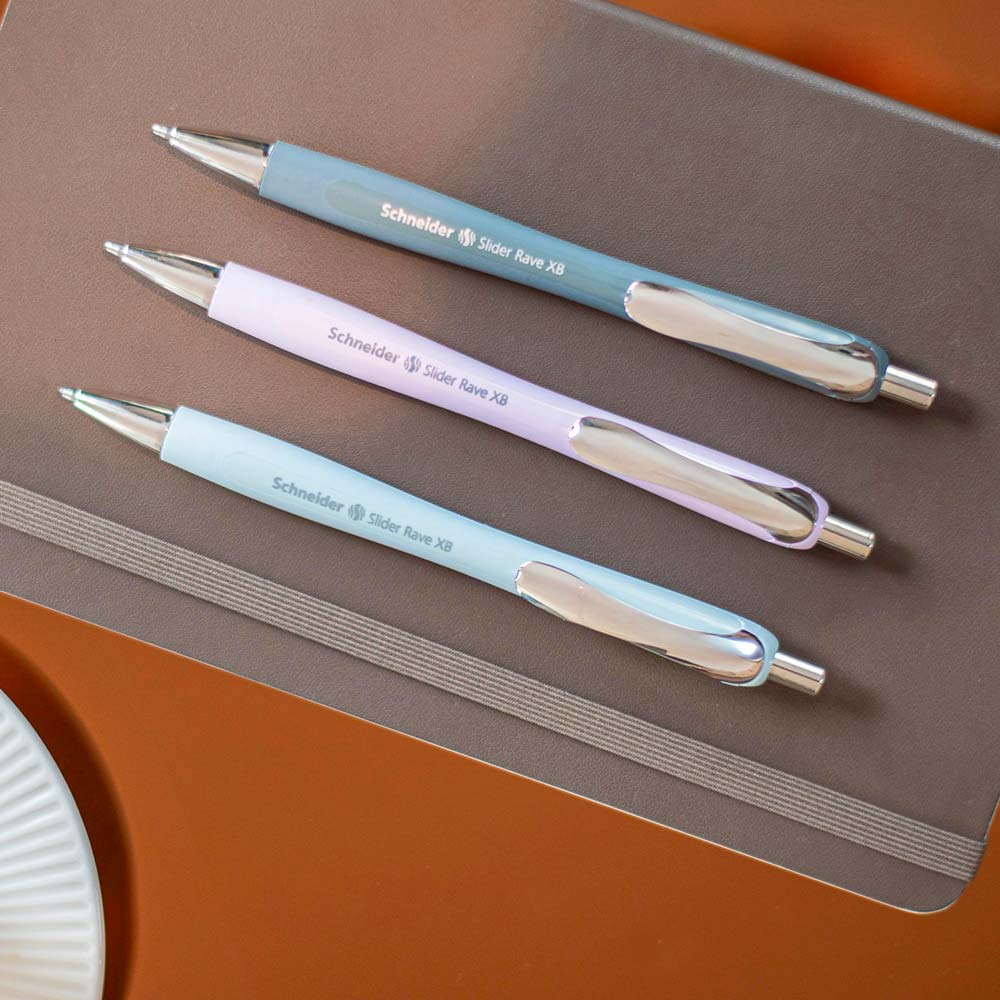 Rave Ballpoint Pen XB, Trend Edition, Box of 5 units#color_arctic-blue