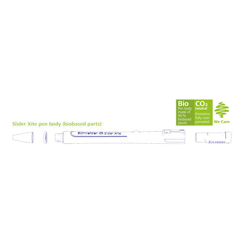 Xite Ballpoint Pen XB, Box of 10#ink-color_black