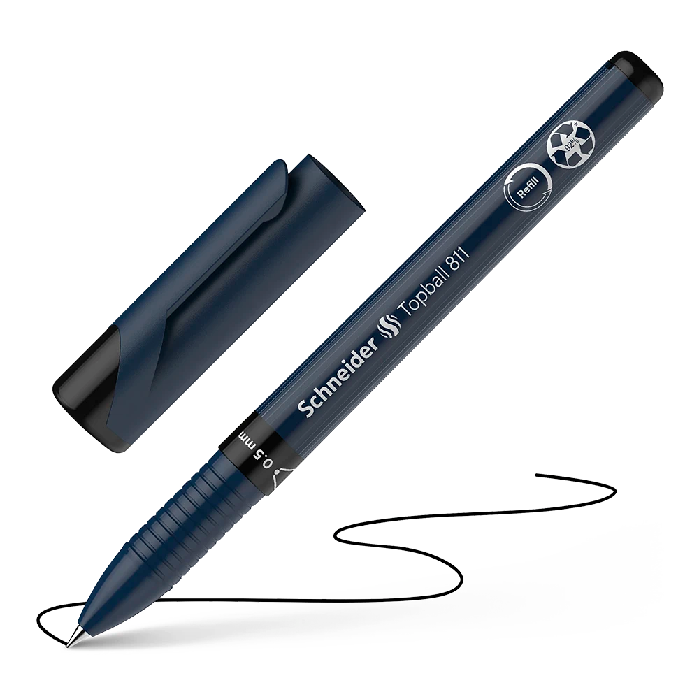 Topball 811 Rollerball 0.5mm, Box of 10#ink-color_black