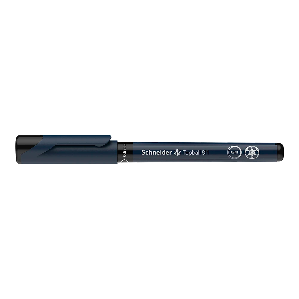 Topball 811 Rollerball 0.5mm, Box of 10#ink-color_black