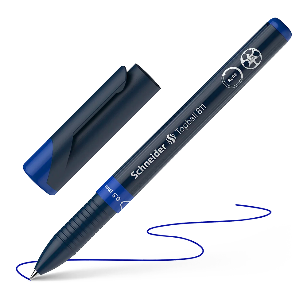Topball 811 Rollerball 0.5mm, Box of 10#ink-color_blue