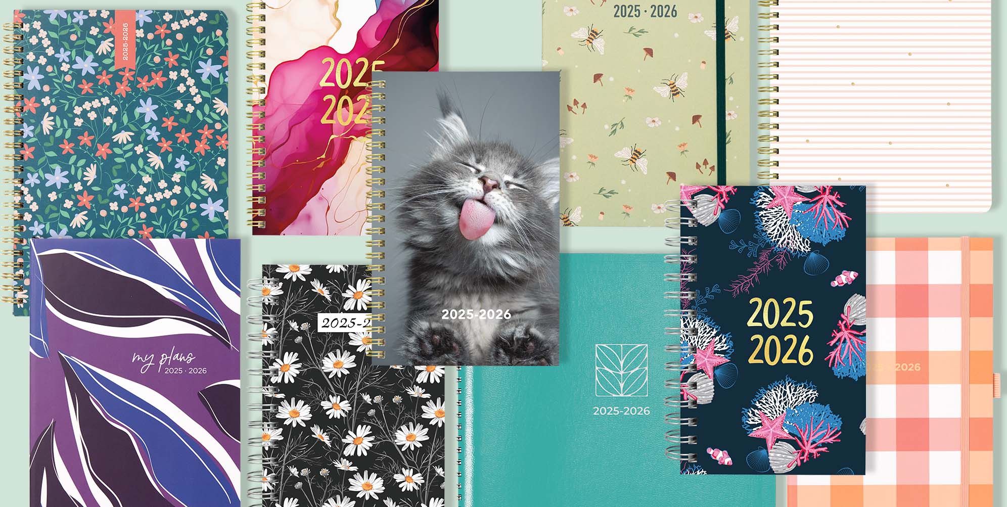 Now Available, Academic 2025-2026 Planners, Brownline