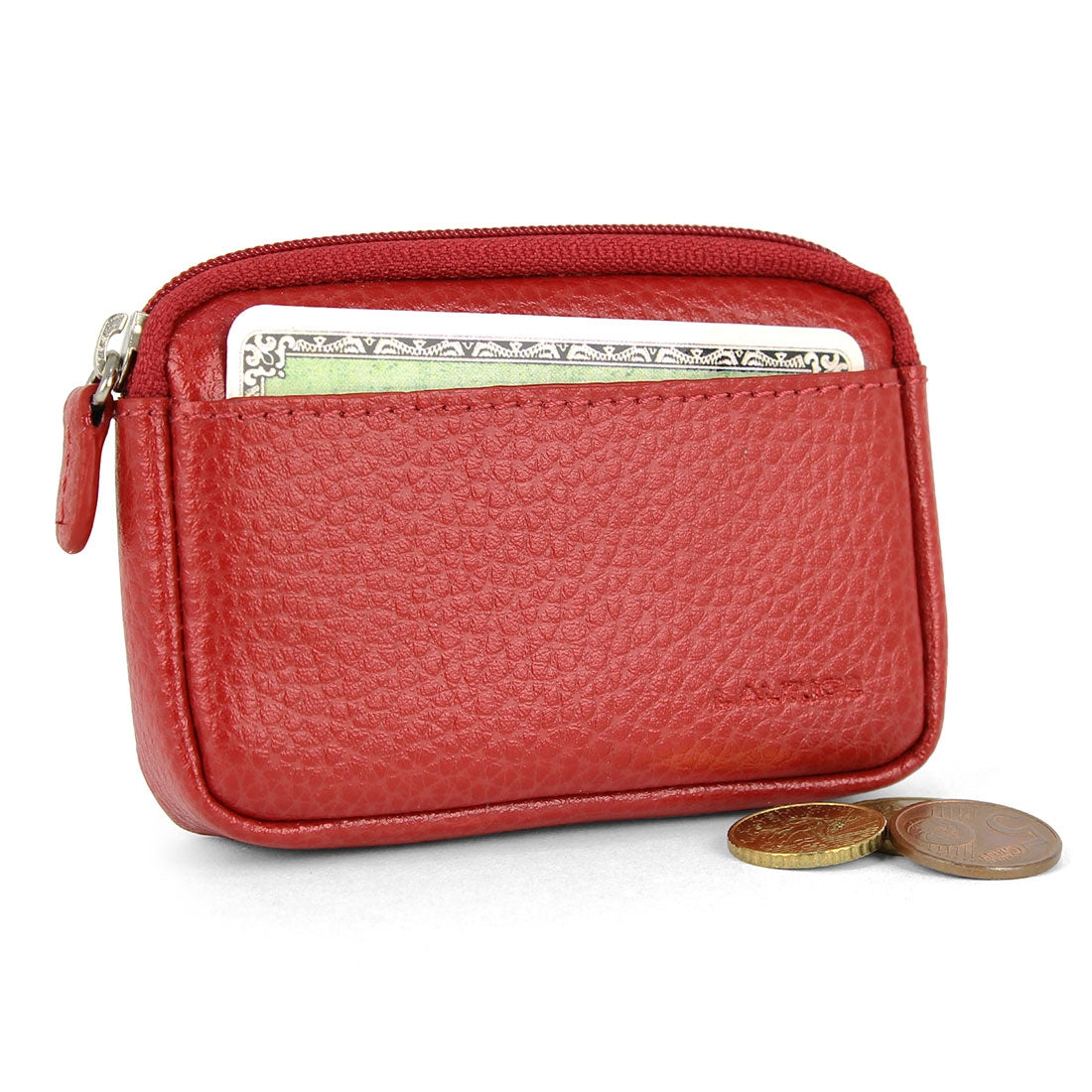 Small Wallet/Card Holder - Red#color_laurige-red