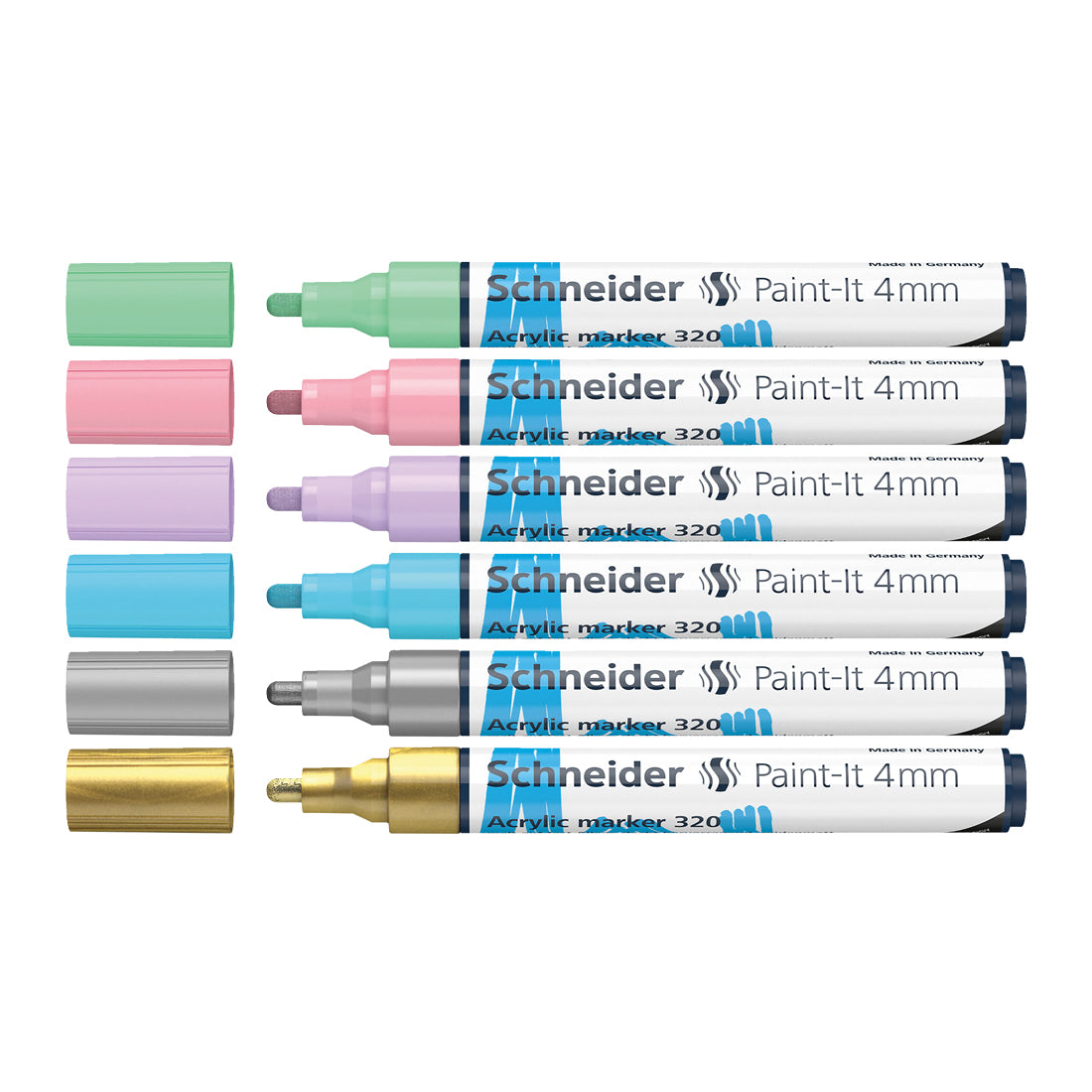 formline Acrylic Marker, Line 0, 9-1, 3 mm, Assorted Colours, 10 pc/ 1 Pack