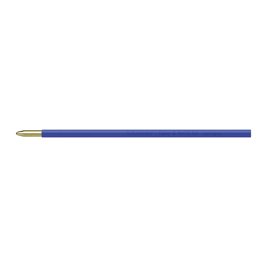 Take 4 Multi 4- Color Ballpoint Pens M, Box of 10 units - White/Blue