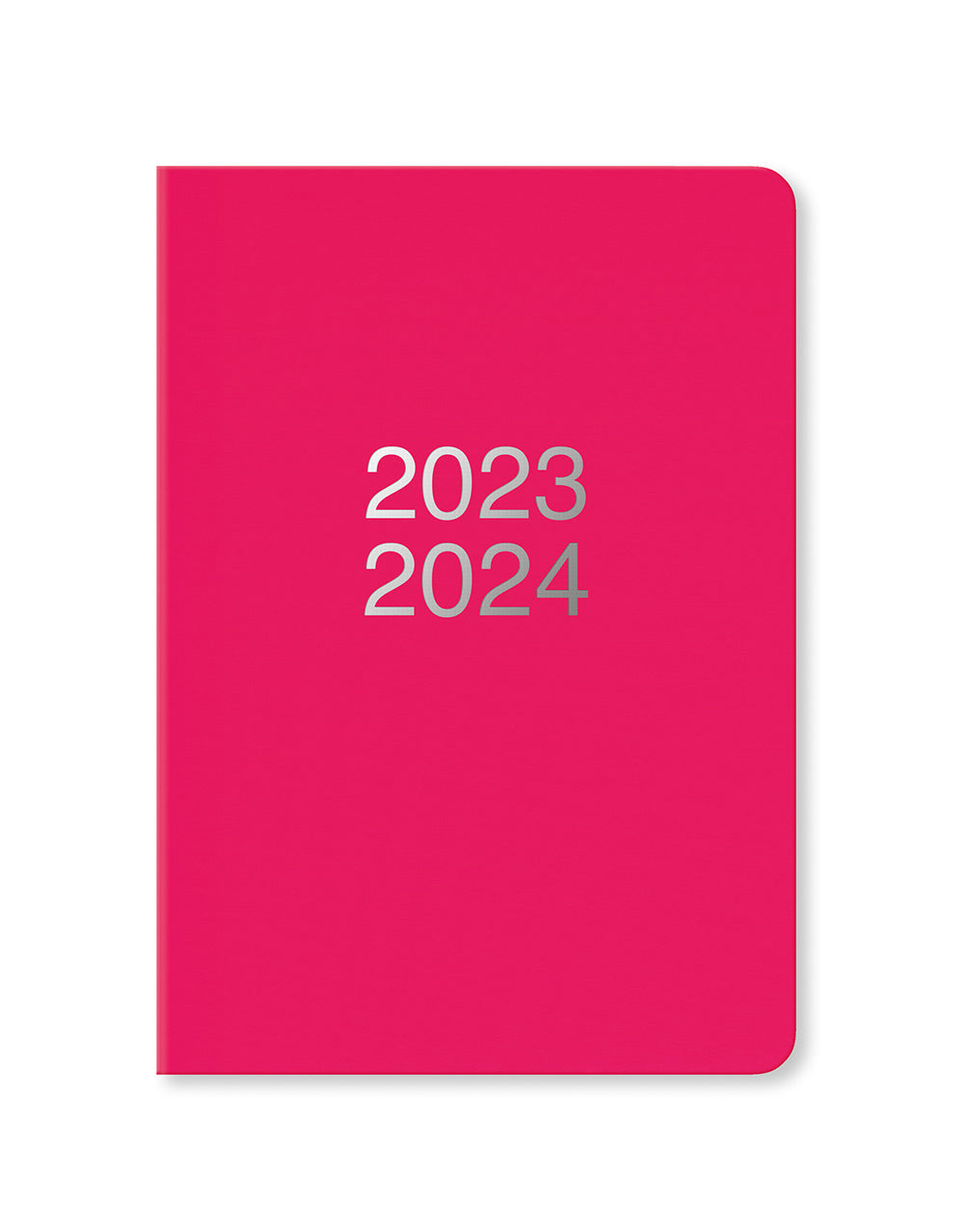 Dazzle A5 Week to View Planner 2023-2024 - Multilanguage - Pink - Letts of London#color_dazzle-pink