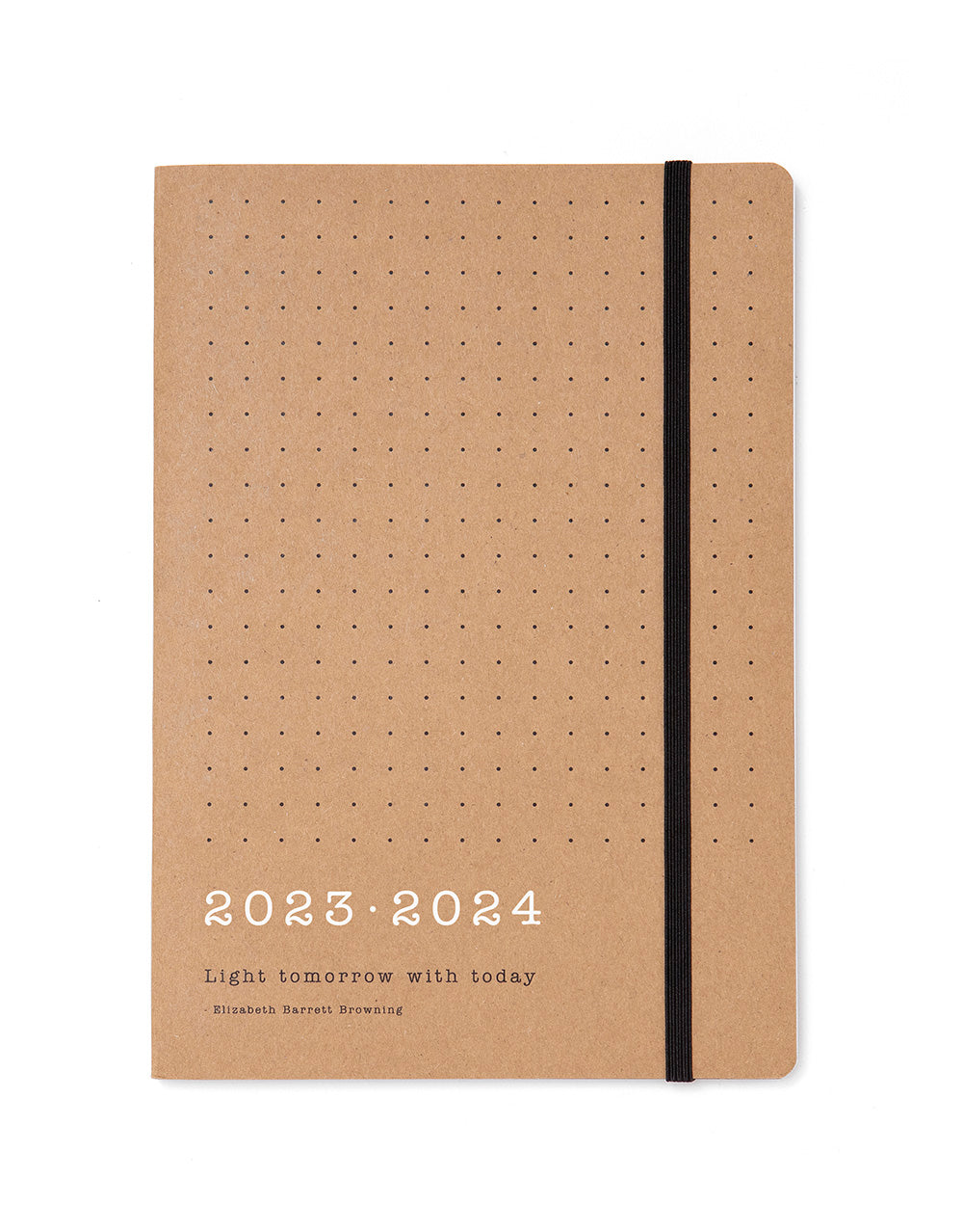 Eco Writers Quotes A5 Week to View Planner 2023-2024 - Multilanguage - Kraft - Letts of London#color_brown-kraft