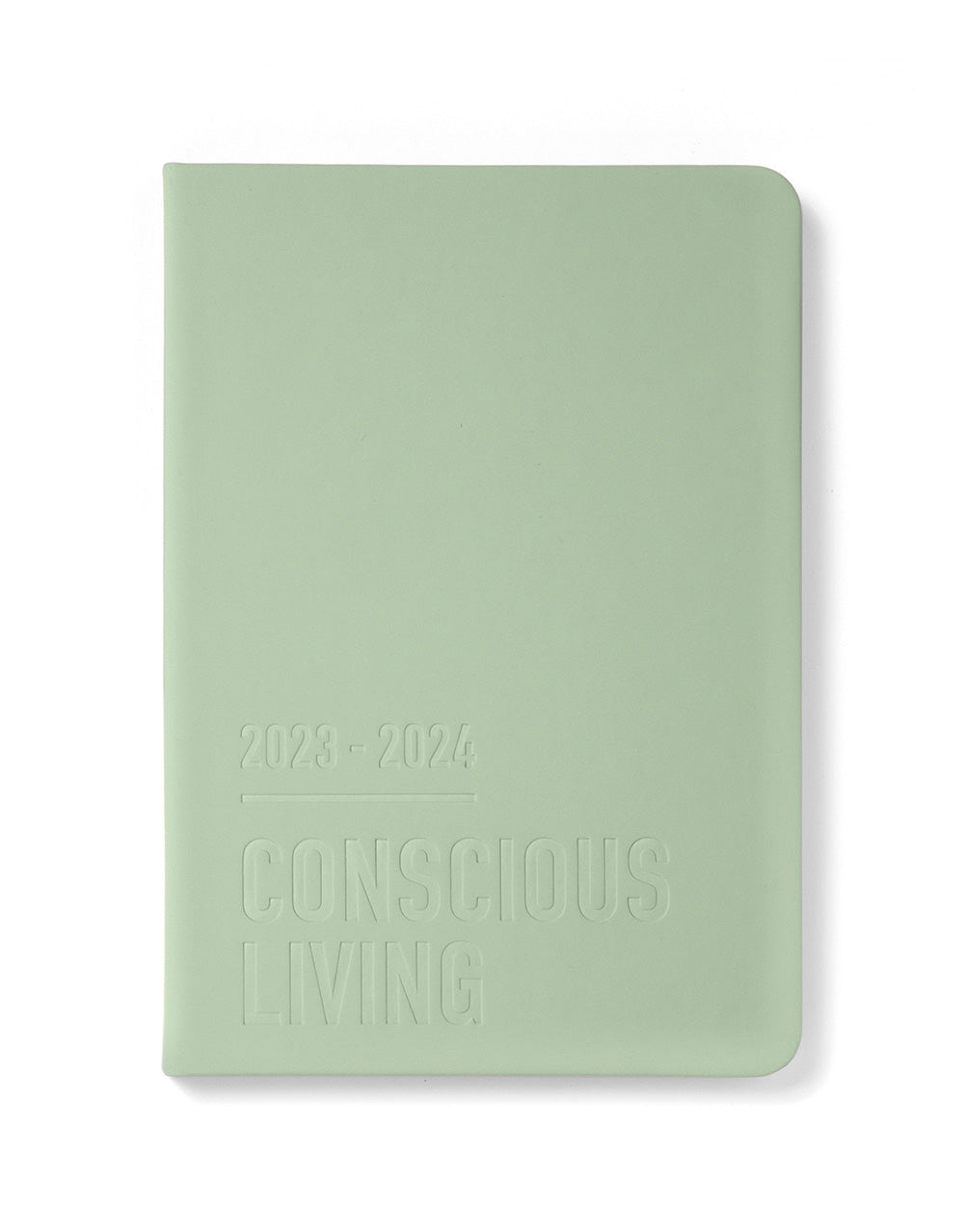 Conscious A5 Week to View Planner 2023-2024 - Multilanguage - Sage - Letts of London#color_conscious-sage