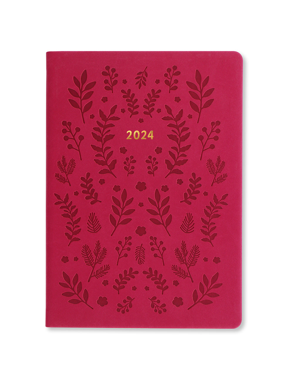 Woodland A5 Week to View Diary 2024 - Multilanguage#color_woodland-pink