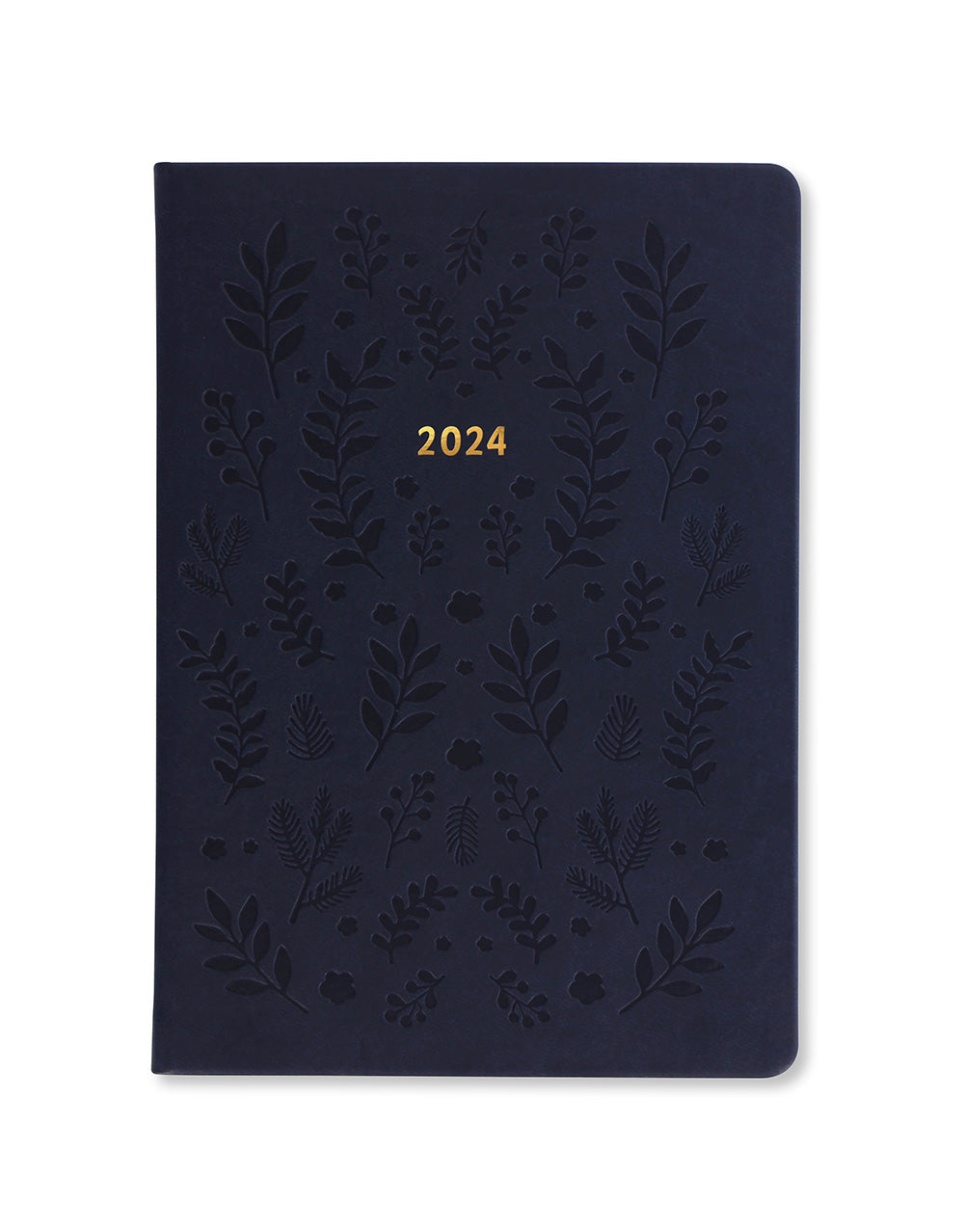 Woodland A5 Week to View Diary 2024 - Multilanguage#color_woodland-navy