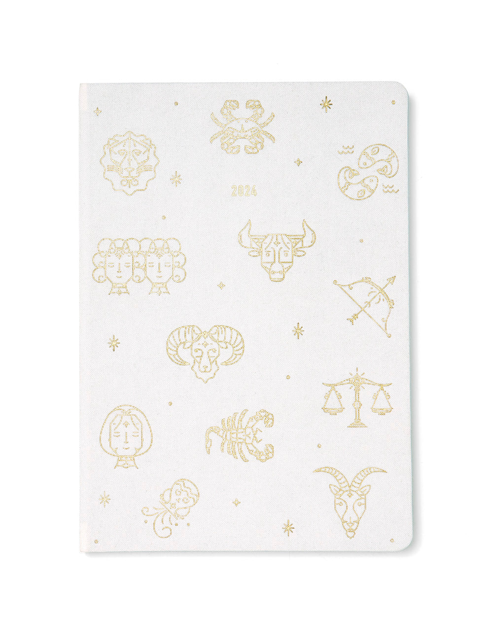 Zodiac A5 Week to View Diary 2024 - Multilanguage#color_ivory