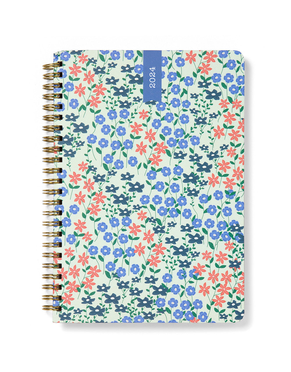 Spring Valley A5 Week to View Diary 2024 - Multilanguage#color_spring-valley-mint