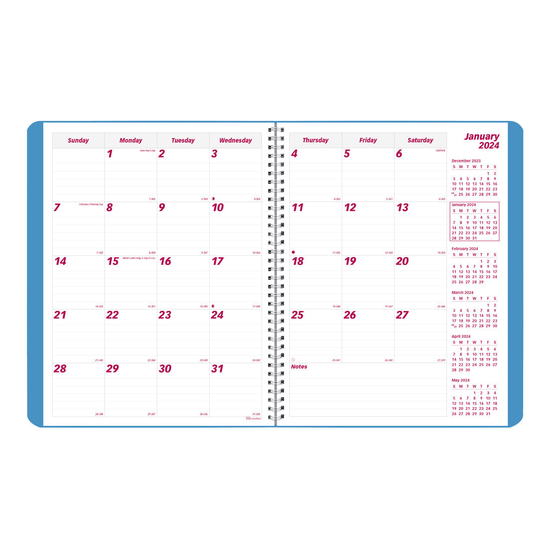 Mountain Monthly Planner 2024#color_mountain-blue