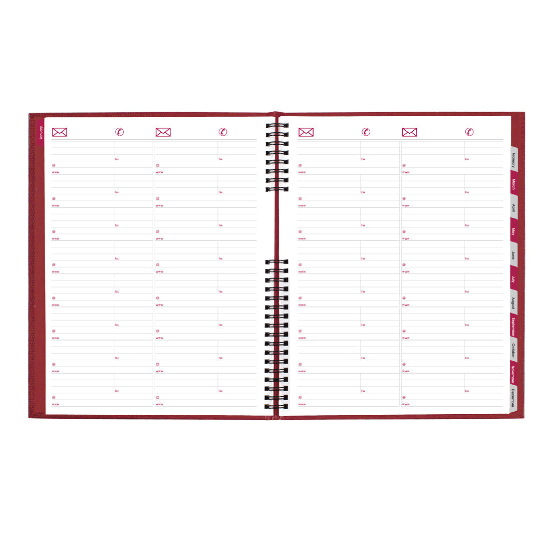 CoilPro Weekly Appointment Book 2024#color_red