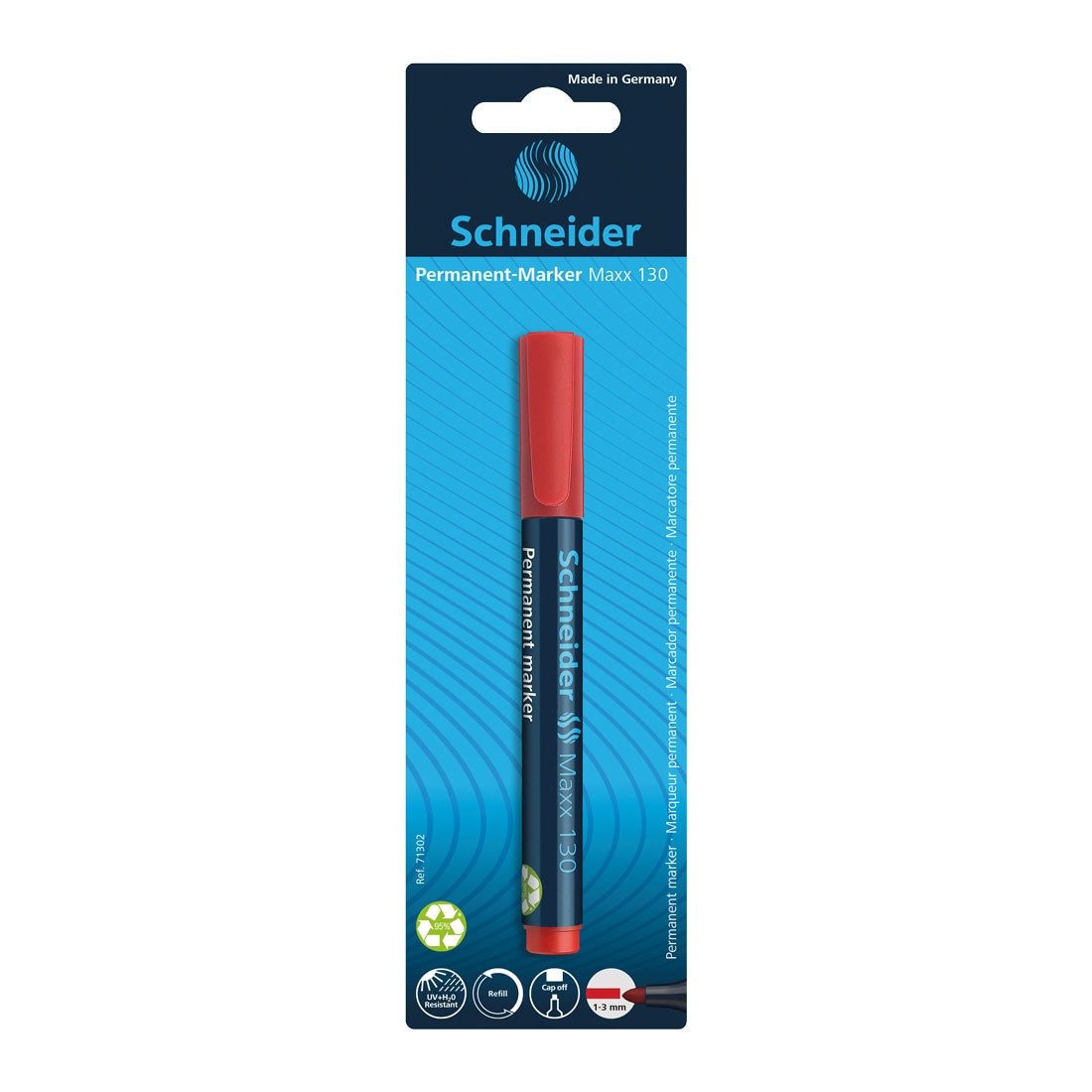 Maxx 130 Permanent Marker#color_red